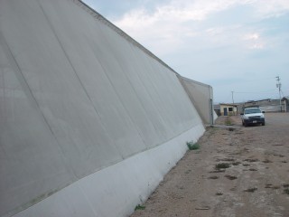 Las paredes modifican el clima dentro de los invernaderos